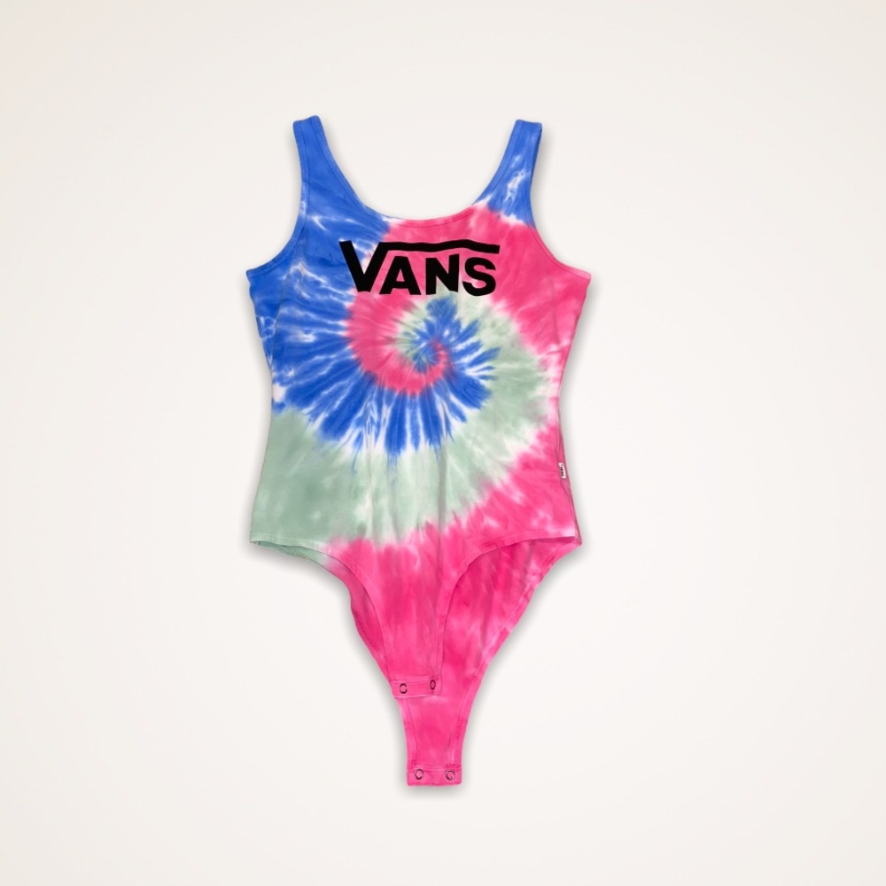 vans body suit tie dye